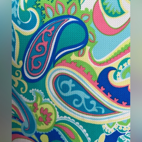 Ronni Nicole Bright Multicolor Paisley Shift Summer Dress Women XXL 2X Beach - Picture 2 of 9